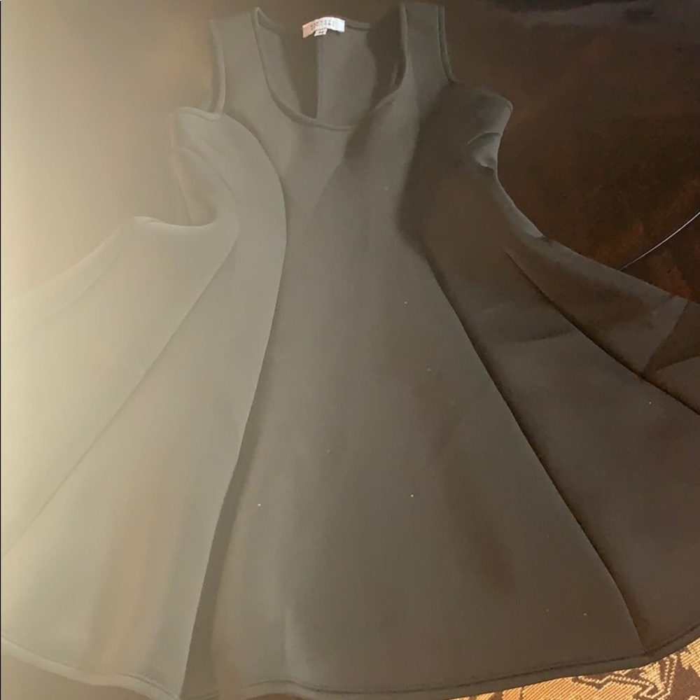 BARNEYS Fit and Flare Black Evening Dress